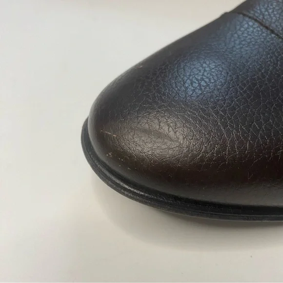 Gucci Dark Brown Calf Leather Oxford Loafers Men’s 11 Dress Shoes